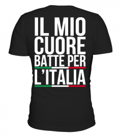 IL MIO CUORE BATTE PER L'ITALIA | Cadeau T-Collector®