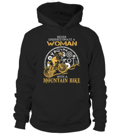 Mountain Bike Shirt   Woman With A Mountain Bike