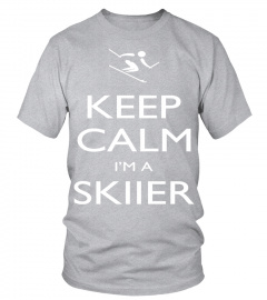 Keep Calm I'm A Skiier   Tshirts