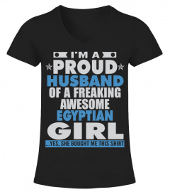 PROUD HUSBAND OF EGYPTIAN GUY T SHIRTS