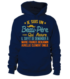 JE SUIS UN BEAU PÈRE QUI ASSURE TSHIRT PERSONNALISÉ