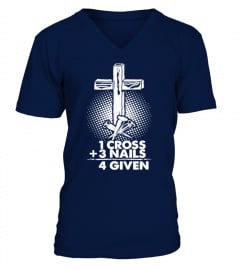 [T Shirt]16-1 Cross 3 Nails 4 Given Jesu