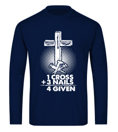 [T Shirt]16-1 Cross 3 Nails 4 Given Jesu