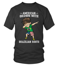 Dabbing Brazilian Americans flag shirt