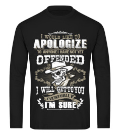 I Would Like To Apologize (Front Side)