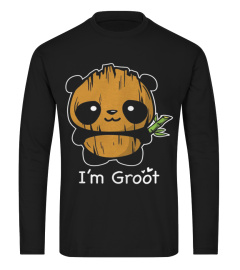 PANDA GROOT T SHIRT - I'M GROOT