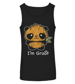 PANDA GROOT T SHIRT - I'M GROOT