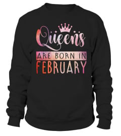 QUEENS ARE BORN IN FEBRUARY T-SHIRT