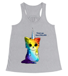 Caticorn Rainbow T shirt Meowgical Cat