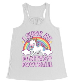 I Suck At Fantasy Football Funny Tee