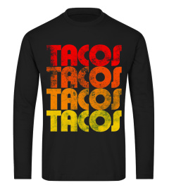 RETRO TACOS T-SHIRT VINTAGE TACO TUESDAY