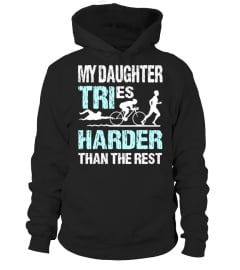 Triathlon daughter - triathlon tee shirt