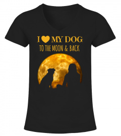 I love my dog to the moon and back