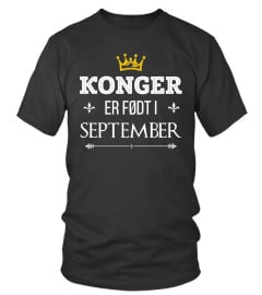 KONGER ER FØDT I SEPTEMBER