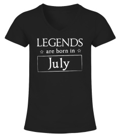 Legends Are Born In July Birthday