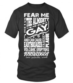 Hoodies and Tees "Almighty Gay"