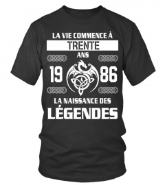 Légendes shirt - 1986