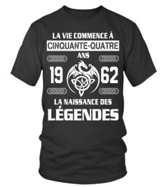 Légendes shirt - 1962