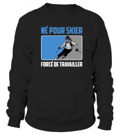 Né pour Skier - Ski t-shirt