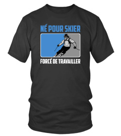 Né pour Skier - Ski t-shirt