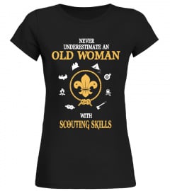 OLD WOMAN WITH SCOUTING SKILLS