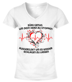Krankenpflege - Süß genug um dein Herz zu stoppen - T-Shirt Hoodie