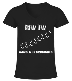 ❤ DREAM TEAM! ❤ dein Name & Pferdename