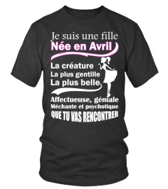 JE SUIS UNE FILLE NÉE EN Avril