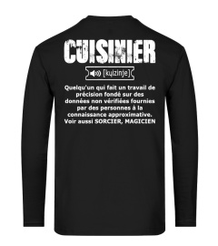 CUISINIER (travail de précision)