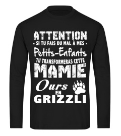 ATTENTION JAI UNE SŒUR FOLLE NE MAMIE OURS PAS A LAPPELER T-SHIRT