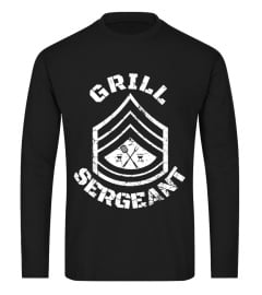 GRILL SERGEANT Shirt Funny Grilling BBQ Dad Father's Day Tee