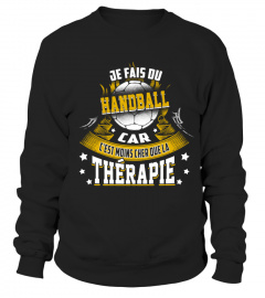 Je fais du handball car c'est moins cher que la thérapie