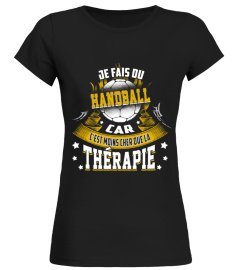 Je fais du handball car c'est moins cher que la thérapie