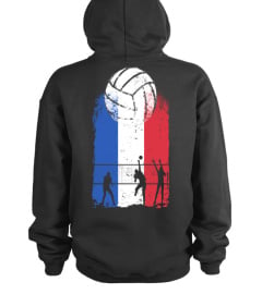 Volleyball Et Drapeau De La France