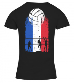 Volleyball Et Drapeau De La France