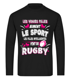 Les vraies filles aiment le sport les filles intelligentes font du rugby