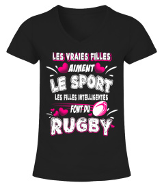 Les vraies filles aiment le sport les filles intelligentes font du rugby