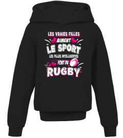 Les vraies filles aiment le sport les filles intelligentes font du rugby