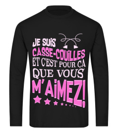 TSHIRT HUMOUR FEMME CASSE COUILLES