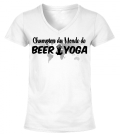 Champion du monde de beer yoga
