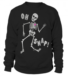 Halloween Oh Snap Skeleton Broken Leg Gr