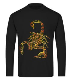 Gold Art Animal Scorpion T-shirt