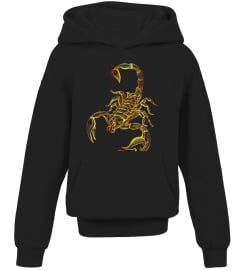 Gold Art Animal Scorpion T-shirt