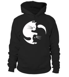 Cat ying yang - cat yin yang t-shirt