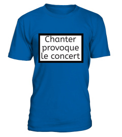 Chanter provoque le concert!