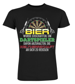 Dart, Bier, Weltherrschaft - T-Shirt