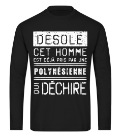 T-shirt Désolé Polynésienne