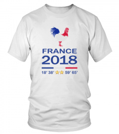 FRANCE 2018 18' 38' 59' 65' Foot