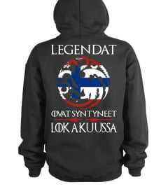 LEGENDAT OVAT SYNTYNEET LOKAKUUSSA