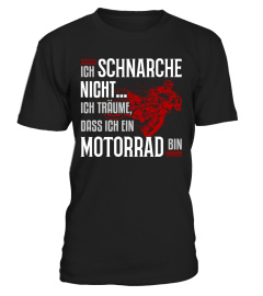 Ich schnarche nicht Motorrad  T-Shirt